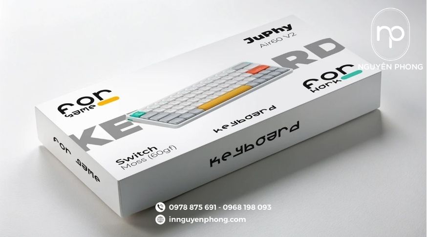 Mẫu hộp đựng bàn phím 